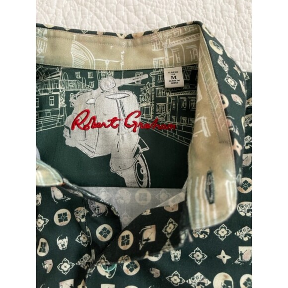 Robert Graham Men's button down shirt, size M - Picture 3 of 5